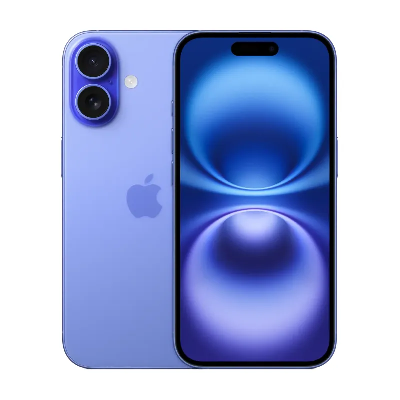 Смартфон Apple iPhone 16 128 ГБ ультрамарин (1sim + eSim)