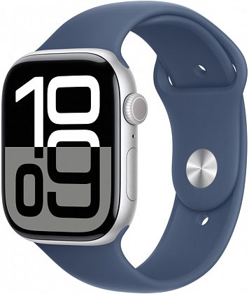 Ремешок Apple Sport Band 46 мм, «деним», M/L