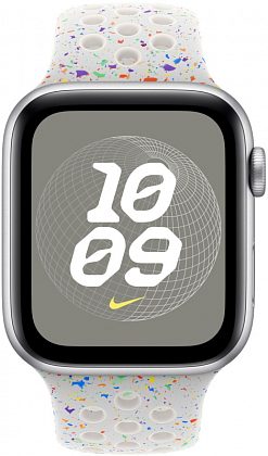 Ремешок Apple 46 мм Nike Sport Band, цвета «чистая платина», размер M/L