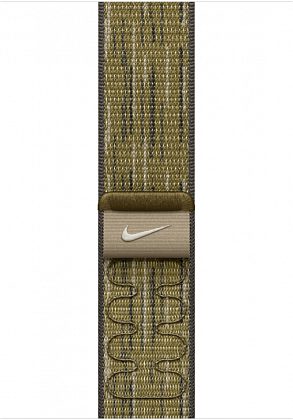 Ремешок Apple Nike Sport Loop 46 мм, зеленый/серый