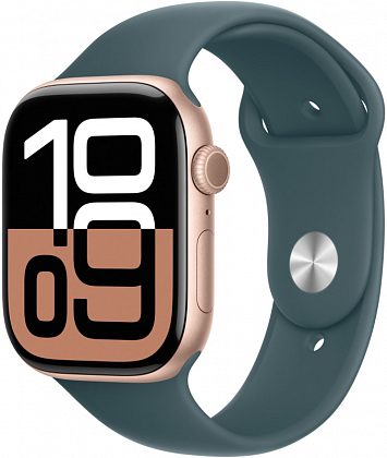 Ремешок Apple Sport Band 46 мм, зеленый, M/L