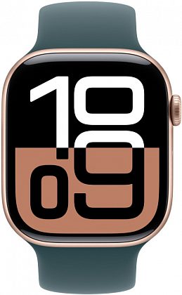 Ремешок Apple Sport Band 46 мм, зеленый, M/L