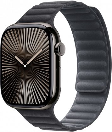 Ремешок Apple Magnetic Link 46 мм, черный, M/L