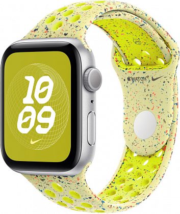 Ремешок Apple 46 мм Nike Sport Band, цвета «электрический всплекс», размер M/L