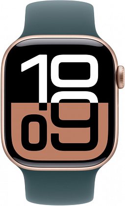 Ремешок Apple Sport Band 42 мм, зеленый, S/M
