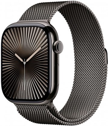 Ремешок Apple 46 мм «Миланская петля», цвета сланцевый, размер M/L