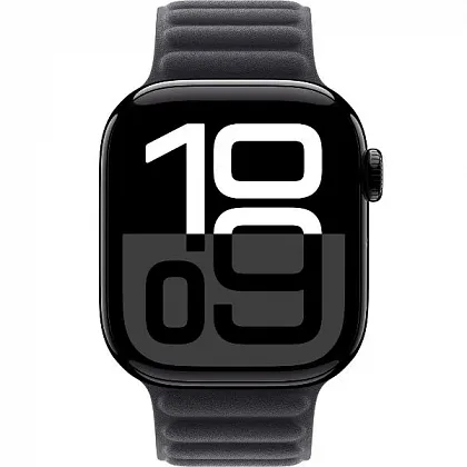 Смарт-часы Apple Watch Series 10 46mm Jet Black Aluminum Case with Black Magnetic Link, размер M/L