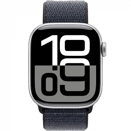Смарт-часы Apple Watch Series 10 42mm Silver Aluminum Case with Ink Sport Loop, размер Regular