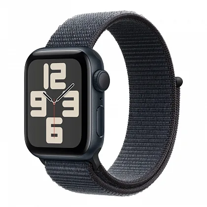 Apple Watch SE (2024) 40mm GPS Midnight Aluminium Case Midnight Sport Band (Темная ночь) S/M