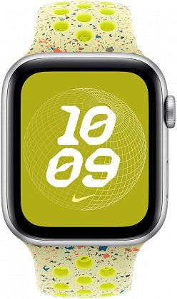 Ремешок Apple 46 мм Nike Sport Band, цвета «электрический всплекс», размер M/L
