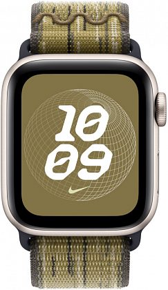 Ремешок Apple Nike Sport Loop 42 мм, зеленый/серый
